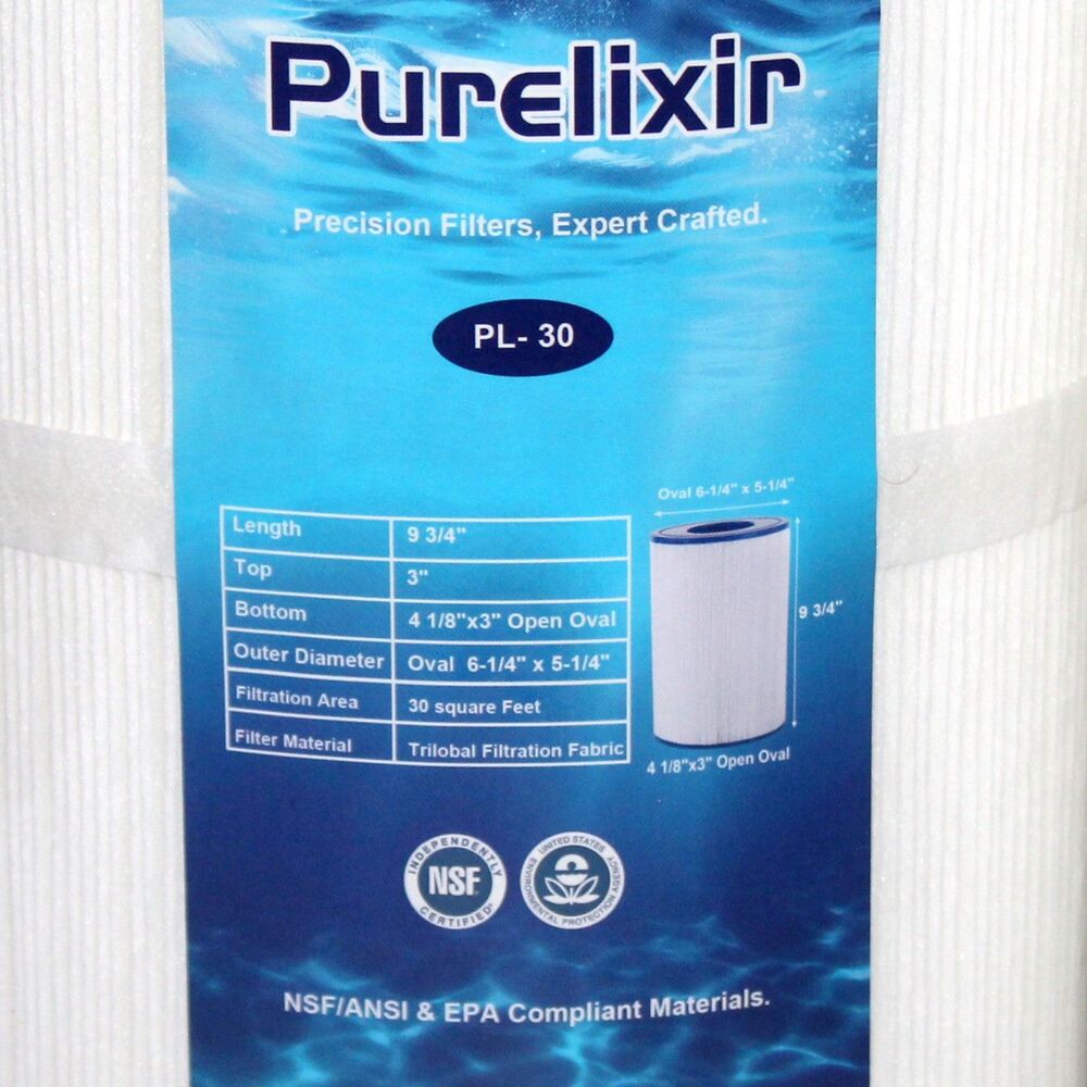 2 Purelixir PL-30 Pool Spa Filter PDM30 oval - Picture 2 of 6